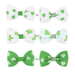 Dog Apparel 30pcs St.Patrick's Day Pet Hairpin Small Puppy Cat Hair Clips Accessories Grooming