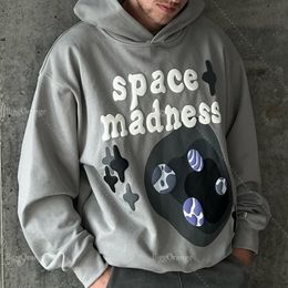 Men's Hoodies Sweatshirts 3D Foaming Space Print Hoodies Sweatshirt Oversized Y2k Clothes Tracksuit Men Streetwear Harajuku Sweater Men Clothing 230329