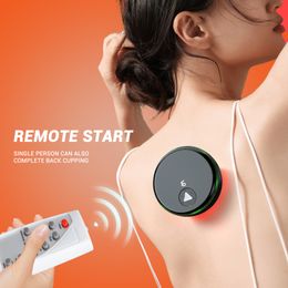 Health Gadgets Remote control Vacuum Cupping Massage Device Electric Scraping Suction Cup Physical Fatigue Relief Health Heating Intelligent Vacuum Cupping