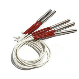 Cartridge Heater 7x50mm 7x55mm 7x60mm 3D Printers Parts Cartridge Heater 220V/110V/380V 304SS Tube 110W-130W Accessories 5pcs