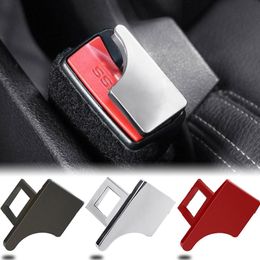 Hidden Car Seat Safety Belt Buckle Clip Metal Insert Card Auto Interior Seat Buckles Alert Silencer Seatbelt Auto Accessories