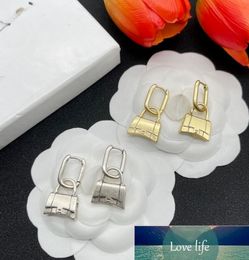 Quality Lock Pendant Women Designer Studs Titanium Steel Lover Earrings Gold Silver Colours Hoop For Fashion Jewellery