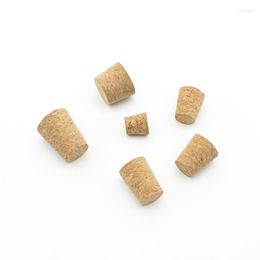 50pcs Top DIA 13mm To 39mm Wood Cork Lab Test Tube Plug Essential Oil Pudding Small Glass Bottle Stopper