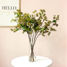 Decorative Flowers & Wreaths Feel Long Castor Bean Fruit Artificial Flower Ornaments Wedding Home Decoration Arrangement Matching Material