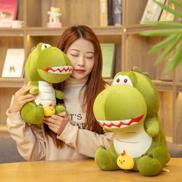 Kawaii Chick Dinosaur Action Figure Plush Toy Sofa Cushion Sofa Throw Pillow Cloth Doll Bed Doll Send Children