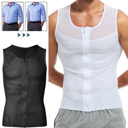 Men's Body Shapers Men's Compression Shirt Weight Loss Shaping Abdomen Shape Abdomen Shape Decompression Corset Top Female Breast Slim Abdomen Shape Tank Top 230329