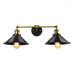 Wall Lamp Nordic Home Decor Light Sconces For Living Room Bedroom Loft Adjust Double Head Reading Lights Interior Lighting