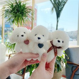 Teddy Bear Plush Doll Keychain Soft Cotton Key Chain Toy for Girls and Kids Doll Bag Accessories Size Is 10CM