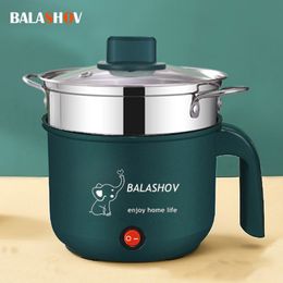 Cooking Utensils Electric Cooker Pot Mini Nonstick Machine SingleDouble Layer Multifunction Heater for Home 230329