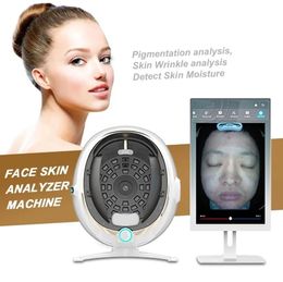 21.5 Inches Screen Digital Face Facial Skin Machine Analyzer Dermascope Dermoscopy Esthetician Face Skin Scanner Analysis Machine Equipment Facial
