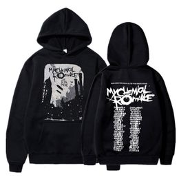 Men's Pants My Chemical Romance Hoodies MenWomens Black Hoody Punk Emo Rock Sweatshirt Fall Winter Jacket Coat Oversize Clothes Tops 230329