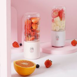 Portable Mixer USB Electric Fruit Juicer Handheld Smoothie Maker Blender Stirring Rechargeable Mini Food Processor Juice Cup Family Mini Juicer Dropshipping