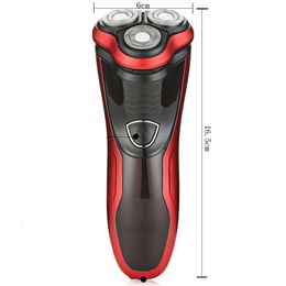 Rechargeable Electric Shaver Washable Trimmer Barbeador Face Men Rotatable Shaving Machine Groomer Beard Kemei 3D Electric Razor Dropshipping