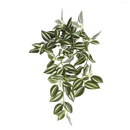 Decorative Flowers Artificial Leaves Wall Hanging Wedding Decoration Living Room Decor Craft Gift DIY Arrangement Simulation Green Plant