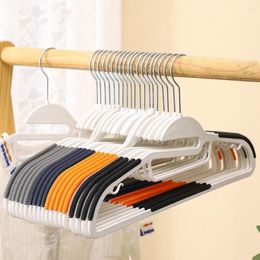 Hangers 10Pcs/Set Clothes Hanger Non-slip Wet Dry Dual Use Rack Traceless Slim Heavy Duty Clothing Drying Home Supplies