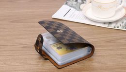 Anti-Theft Swiping Anti-Degaussing Card Holder Men's and Women's Large Capacity Multiple Card Slots Credit Cards Bank Cards Holder Document Package