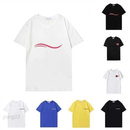 New Designer t Shirt Summer Short Sleeve Waves Tee Men Women Lovers Luxury T-shirts Fashion Senior Pure Cotton High Quality Casual Sports Tops Tshirts3oca