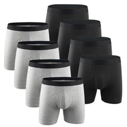 Underpants 8PCS/LOT Men Underwear Boxers Long Men's Clothing Shorts Cotton Man Panties Boxershorts Boxer Hombre Ropa Interior HombreUnde