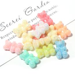 ABS Beads for Bracelets Necklace Jewellery Making Kits Cute Animal Bear Charms Fashion Diy Women Kids Handwork Making Accessories