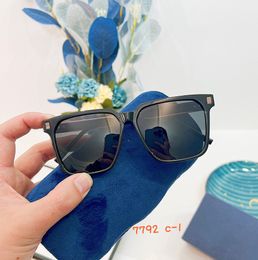 Men's Designer acetate sunglasses with Metal Frames, Polycarbonate Lens, TAC Material, and Full Rectangle Shape - 2023 Eyewear with Box
