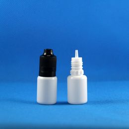 perfume bottle 10ml PE Plastic Squeezable Dropper WHITE Bottles Tamper Seal & Child Proof Cap 100 Sets