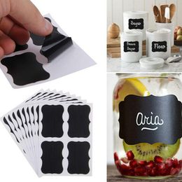 Gift Wrap Pcs Fancy Black Board Kitchen Jar Label Stickers Chalkboard Paster Decor CardboardGift