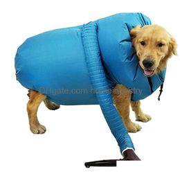 Dog Apparel Designer Pet Supplies Quick Drying Clothes Oxford Cloth Sierplated Film Waterproof Water Cleaning Drop Delivery Home Gard Dhjuw