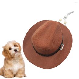 Dog Apparel Hat Pet Cowboy Hats Dogs Costume Cat Party Puppy Costumes Cow Caps Decors Cosplay Boy Mini Cowgirl Holiday Uniform Outfit