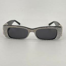 Sunglasses For Women Men Metal B Retro 0096 Designers Diamond Style Eyewear Anti-Ultraviolet Full Frame With Box 0096S