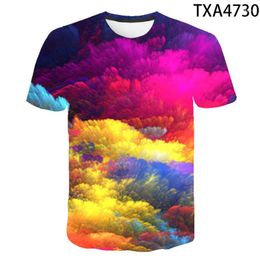 Men's T Shirts 2023 Summer 3D Printed Men Women Children Ink Fashion Short Sleevel Tops Kids Casual T-shirt Boy Girl Cool Tees