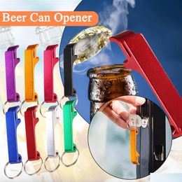 Openers Portable Beer Bottle Opener Keychain Pocket Aluminum Can Bar Tool Gadgets Summer Beverage Accessories Drop Delivery Home Gar Dhlha