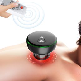 NEW Health Gadgets Remote control Vacuum Cupping Massage Device Electric Scraping Suction Cup Physical Fatigue Relief Health Heating Intelligent Vacuum Cupping