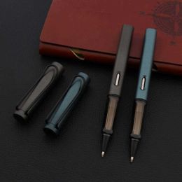 Gift Fountain Pens High Quality 320 Plastic Ball Point Pen Posture Correction Matte Green Grey 0.5MM Black Refill Ink Office Rollerball Pen