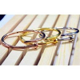 designer carti bracelet jewelry bangle personalized couple male and female students simple thick Titanium Steel Bracelet Black Bracelet