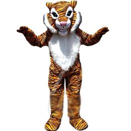 New Adult Tiger Mascot Costume Top Cartoon Anime theme character Carnival Unisex Adults Size Christmas Birthday Party Outdoor Outfit Suit