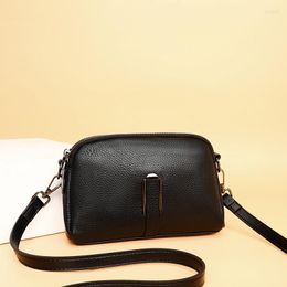 Evening Bags Fashion Trend Crossbody Luxury Designer Handbags Women'S Genuine Leather Shell Casual Cute Messenger Shoulder For Girl