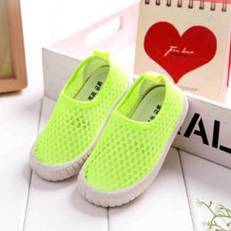 Athletic Outdoor Candy Colour Summer Kids Flats Breathable Air Mesh Children Shoes Toddlers Sports Shoes Casual Boys Girls 1-8 Years Sneakers