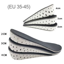 Shoe Parts Accessories Height Increase Insole 1 Pair Hard Breathable Memory Foam Heel Lifting Inserts Lifts Pads Elevator Insoles for Unisex 230330