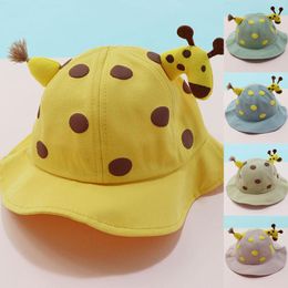 Hats Toddler Sweet And Lovely Warm Comfortable Baby Kids Outdoor Printing Pattern Fisherman's Hat Sun Cap