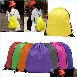 Storage Bags Kids Clothes Shoes Bag School Dstring Frozen Sport Gym Pe Dance Backpacks Drop Delivery Home Garden Housekee Organizatio Dhlyd