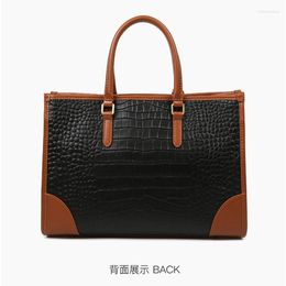 Evening Bags Genuine Leather Atmospheric Crocodile Pattern Ladies Handbag 2023 All-match Single Shoulder Messenger Bag