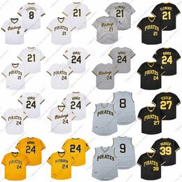 Barry Retro Bonds baseball jerseys Stargell Mazeroski Clemente Bonds Tekulve Parker