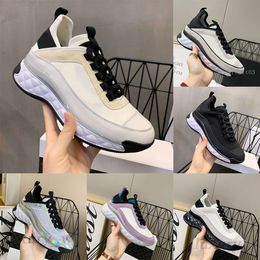 Designer Calfskin Casual Shoes Reflective Sneakers Vintage Suede Leather Trainers Fashion Stylist Shoes Patchwork Leisure Shoe Platform Print Sneaker