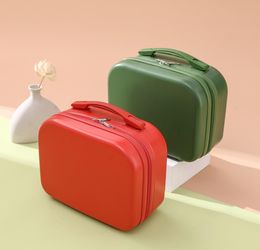 Suitcases Luggage cosmetic case portable professional with makeup artist home large empty storage mini travel cute girl 230330