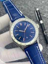 WristWatches for Men 2023 New Mens Watches diameter All Dial Work Mechanical Watch NAVITIMER 1884 Top Luxury Brand Chronograph Clock Steel Belt Men Fashion BREI a22