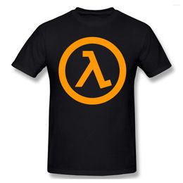 Men's T Shirts Half-Life Alyx Men Cotton Shirt Graphic Plus Size Untitled Relaxed Fit Oversized Tops