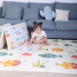 Play Mats Double Sided Baby Mat Children's Carpet Soft Floor Carpet Game Carpet Waterproof Baby Game Mat Room Decoration Children's Carpet Gift Toys 230329