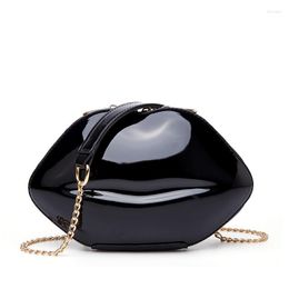 Evening Bags Design Women's Bag 2023 Girls' Small Fashion Lip Versatile Crossbody Chain Single Shoulder