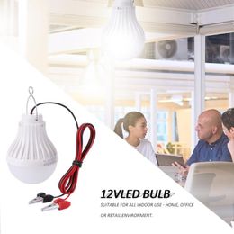 Bulb Solar Power Lamp Emergency Light Bulbs With Hanging Hook Portable Outdoor Camping Night Market Stall