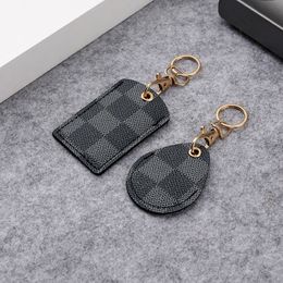 All-match Key Chain Lattice Access Card Protective Cover Community Apartment Door IC Card Breakage-Proof Waist Hanging Buckle Portable